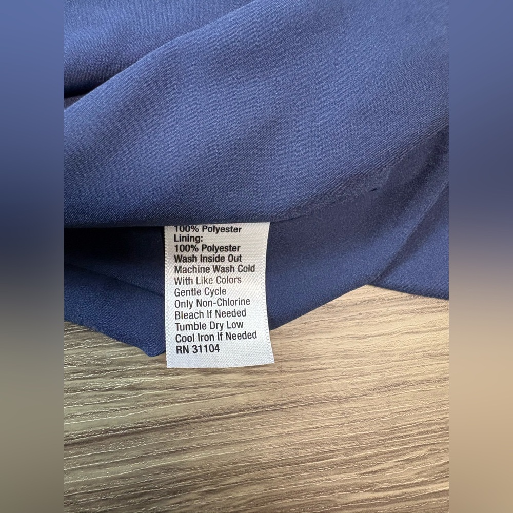 Kaari Blue Curvy Dress Size Large - Picture 7 of 7